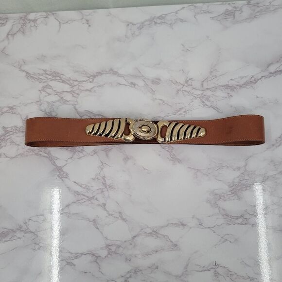 Mod Dep Vintage Italian Leather Belt - Picture 3 of 8